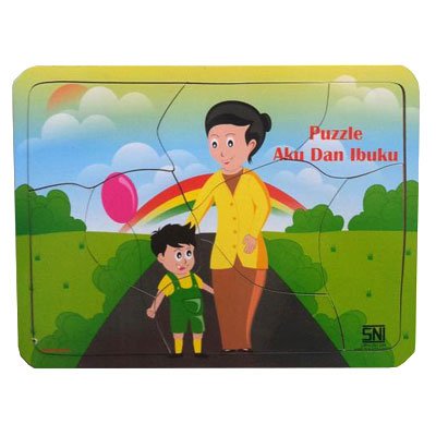 Puzzle Aku dan Ibuku - Seri Manusia  Kayu Seru