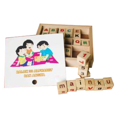 Menjual Balok Angka & Alfabet, Mudahnya Belajar Membaca